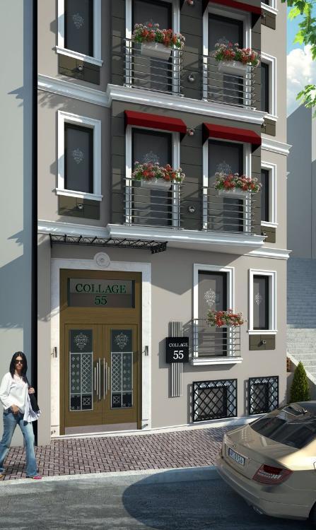 Collage Cihangir 55 Apart Estambul Exterior foto